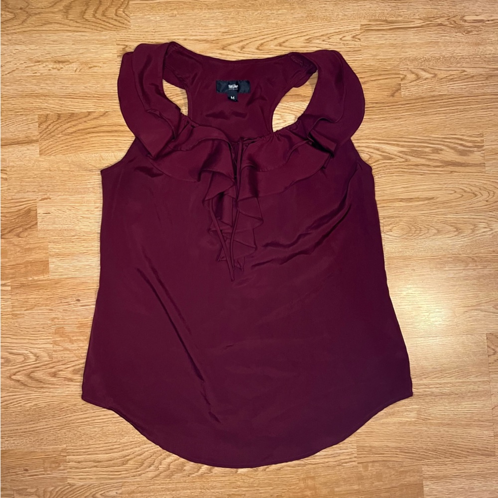 Mossimo | Women’s Maroon Medium Sleeveless blouse